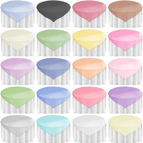 Organza Overlay Table Topper - 72-in Square